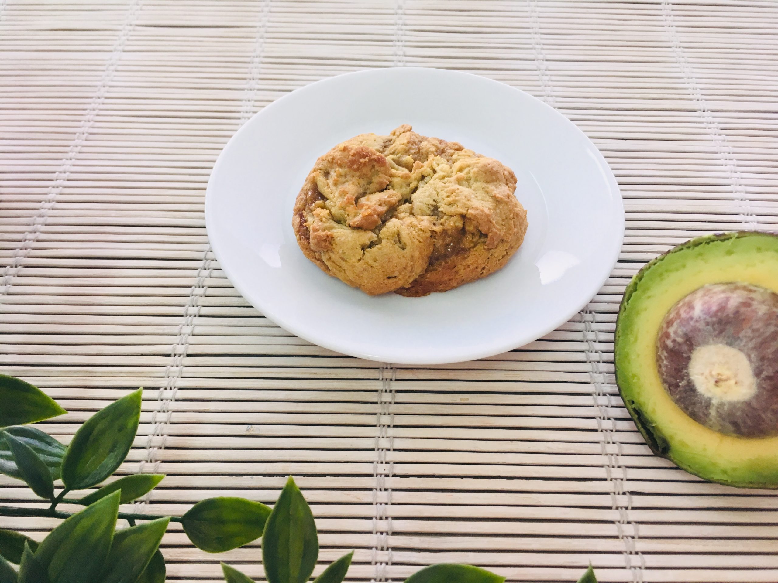 cookie aguacate caramelo