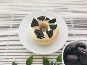 donut choco blanco oreo