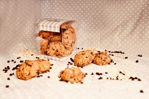 foto galletas avena choco